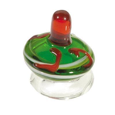 Emanuel Glass Dreidel with Stand (EM-DRG-7)