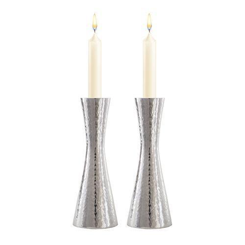 Emanuel Hammered Candlesticks 7"  (EM-CP1)