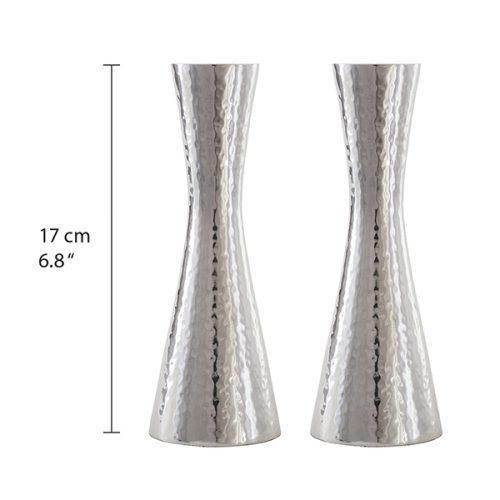Emanuel Hammered Candlesticks 7"  (EM-CP1)