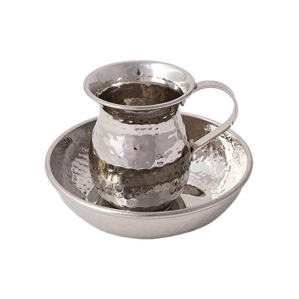 Emanuel Hammered Mayim Achronim Set (EM-MAB1)