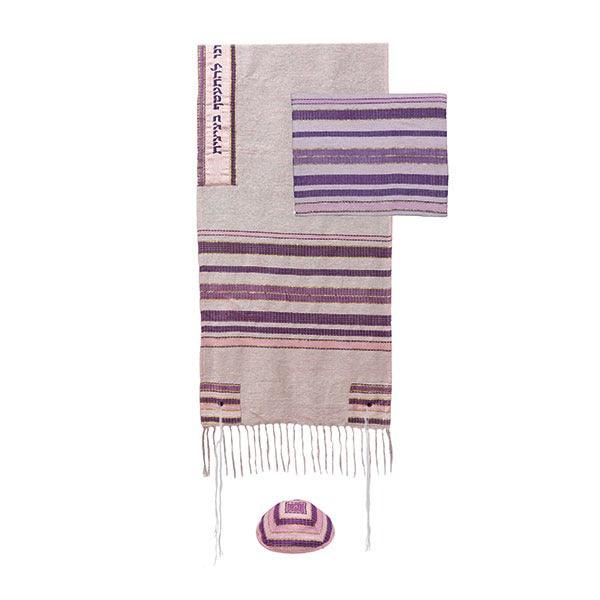 Emanuel Hand-Woven Tallit-- Purple (EM-TAT2P)