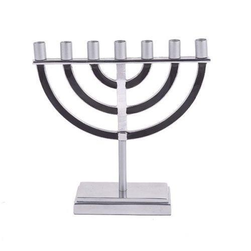 Emanuel Large Classic 7 Branch Menorah - Black (EM-HRS3)