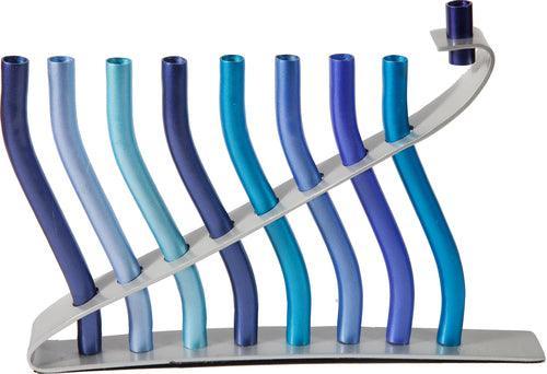 Emanuel Menorah blue (EM-HMN3)