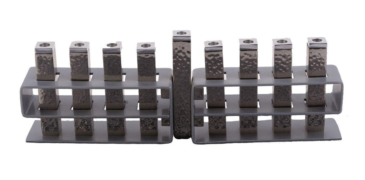 Emanuel Moving Branches Menorah-- Hammered (EM-HU3)