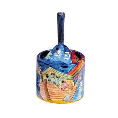 Emanuel Painted Dreidel Box (Nes Gadol Haya PO) (EM-DRB-4A)
