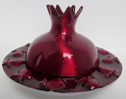 Emanuel Pomegranate Honey Dish, Red (EM-HPMC1)