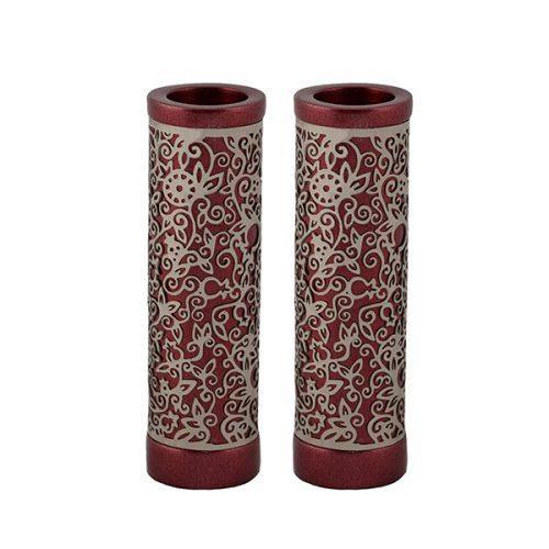 Emanuel Round Candlesticks w/ Full Metal Cutout (EM-CJ)