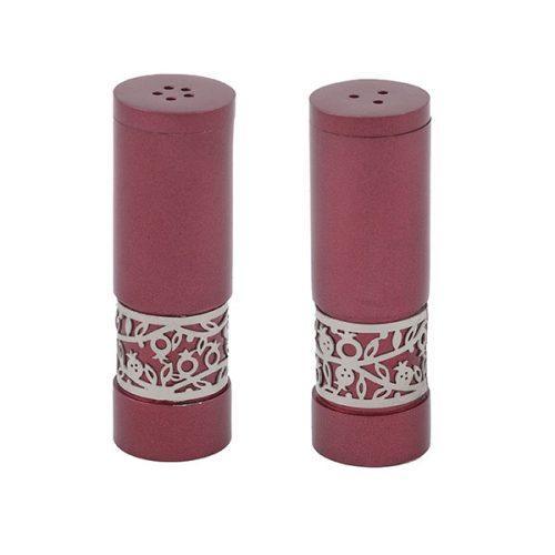 Emanuel Salt & Pepper Shakers with Metal Cutout (EM-SAF)
