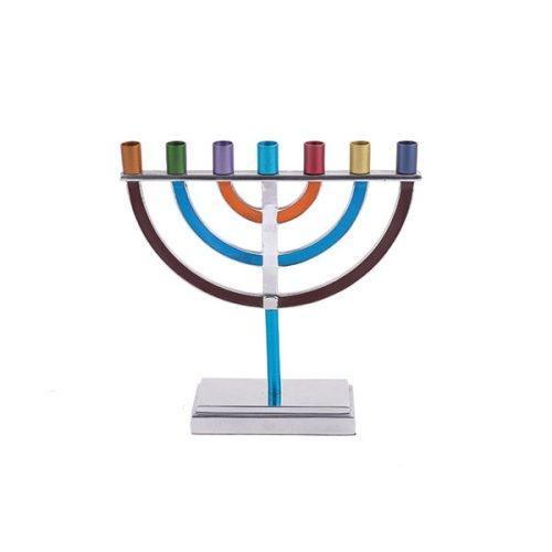 Emanuel Small Classic 7 Branch Menorah - Multi-color (EM-HOS1)