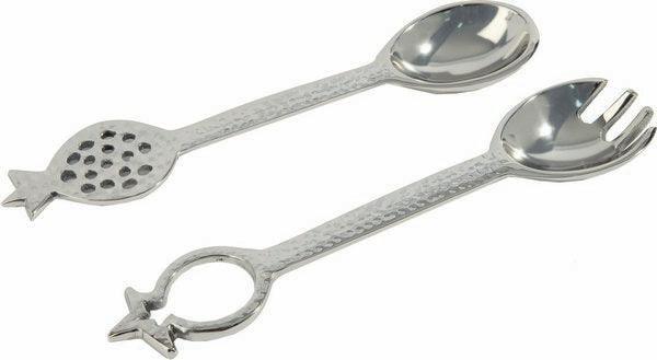 Emanuel Spoon Set -Pomegranate-Nickel Hammered(EM-SPH1)