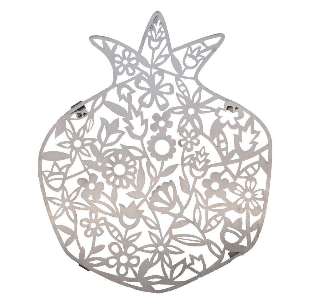 Emanuel Stainless Steel Laser Cut Trivet-- Flowers (EM-MHA2)
