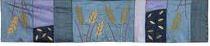 Emanuel Table Runner Wheat/Blue 60&#39; (EM-RWB60)