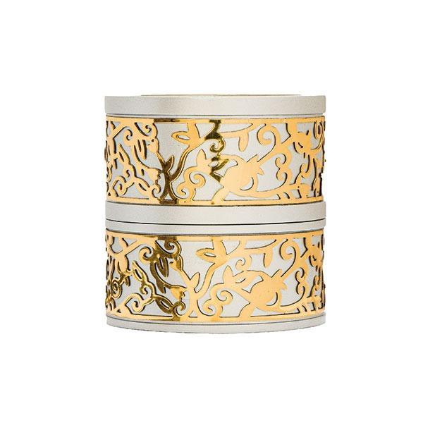 Emanuel Travel Candlestick W/ Metal Cutout (EM-TLA)