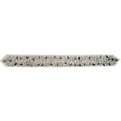 Embroidered Atara + 4 Corners Pomegranate/Blessing Grey/Blk (EM-ATM6D)