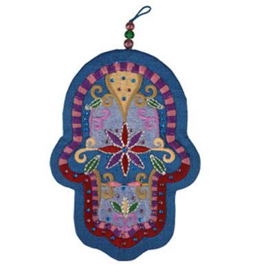 Embroidered Hamsa Crystals (EM-HLC)