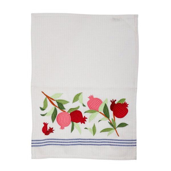 Embroidered Hand Towel w/ Blue Lines (Matches W/C EM-NYO) (EM-TMC)