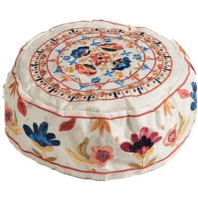 Embroidered Kippah WHITE (EM-HME-3W)