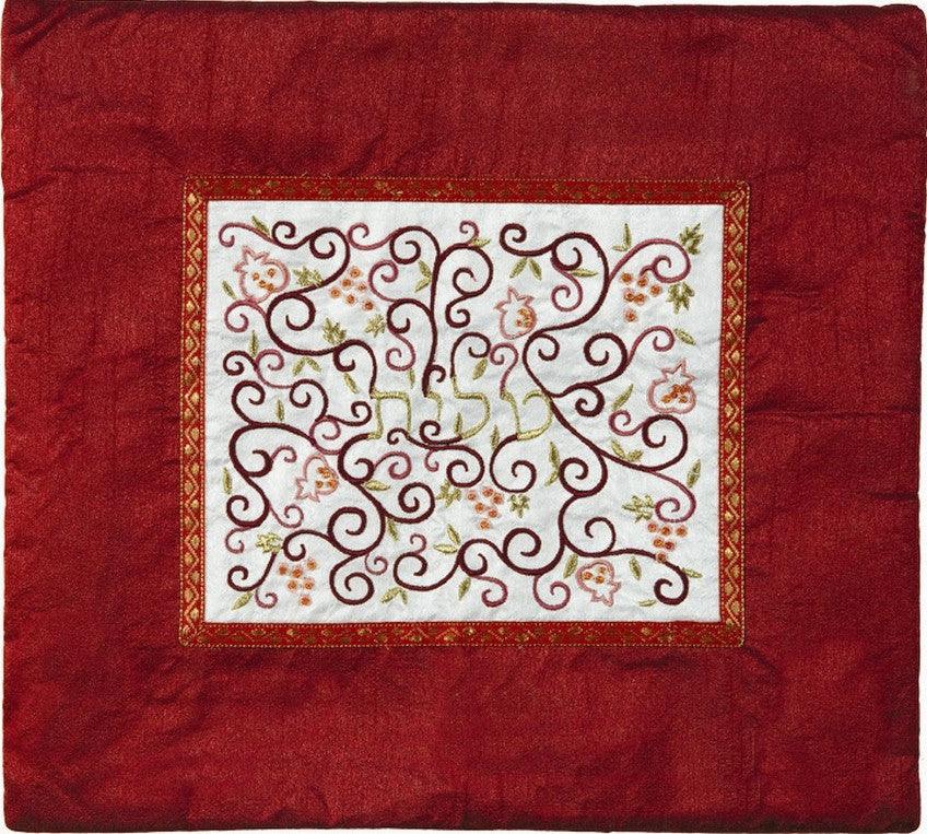 Embroidered Tallit Bag Maroon (EM-TMD-5)