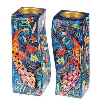Fitted Shabbat Candlesticks EM-CS