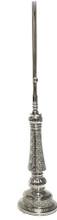Silverplate Shabbat Candle Lighter Holder-Flower Design 16.5"