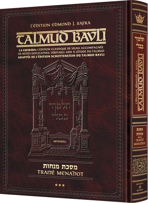 Edmond J. Safra - French Ed Talmud [#60] - Menachos Vol 3 (72b-110a)