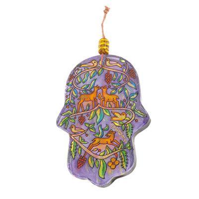 Glass Hamsa- Large 6"x4" (EM-HG)