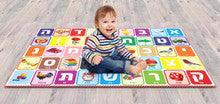 Alef Bet Floormat for Kids-- 4' x 6'