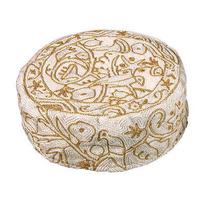 Gold Birds Hand Embroidered Hat
