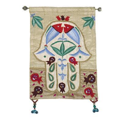 Gold Chamsa Fish Wall Hanging