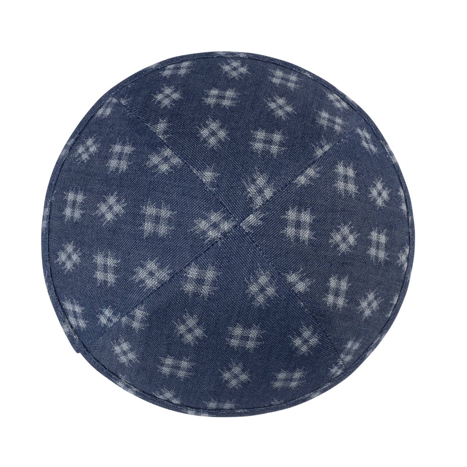 IKIPPAH DENIM W/ PATTERN YARMULKE