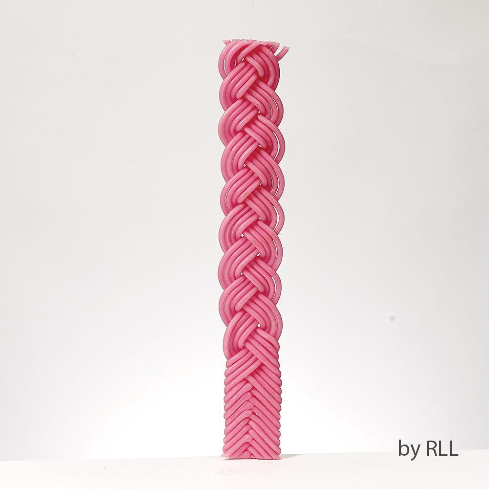 HAVDALAH CANDLE FOR A CAUSE,BEESWAX,BRAIDED, PINK, 11Ã¢â‚¬Â,GIFTBOX