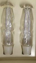 "Hidariot" Bulbs for Paraffin-- Tall Twisted Shape
