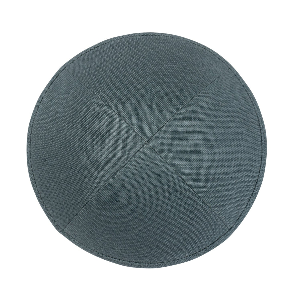 IKIPPAH BLUE GRAY LINEN YARMULKE