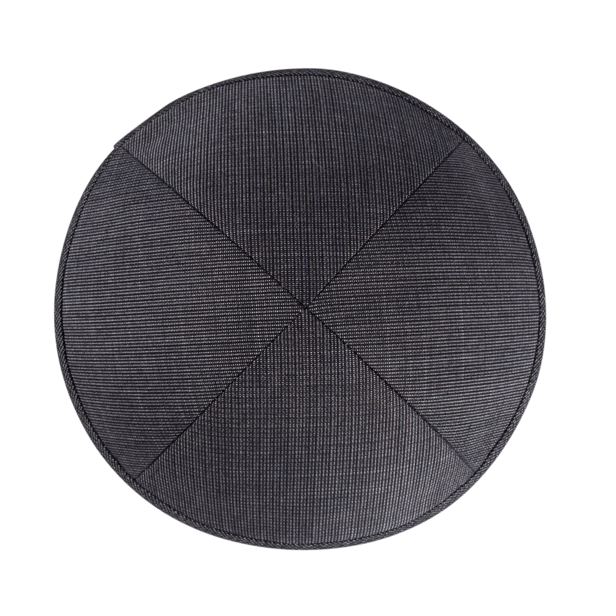 IKIPPAH BLACK & GRAY INTERLACED SUITING YARMULKE