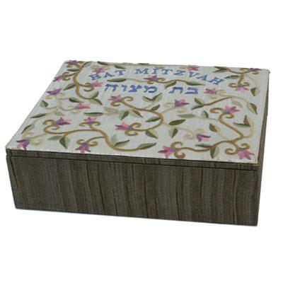 Jerusalem Embroidered Jewelry Box