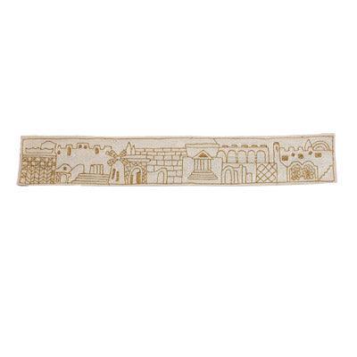 Jerusalem Gold Hand Embroidered Atara (EM-ATE-4)