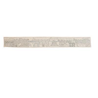 Jerusalem Silver Hand Embroidered Atara (EM-ATE-2)