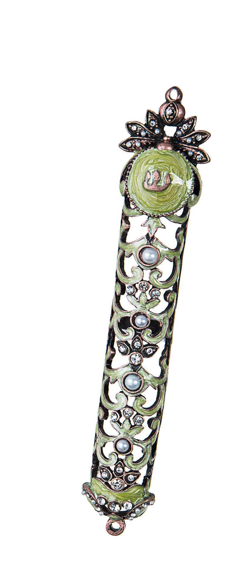 JEWELED MEZUZAH LIME
