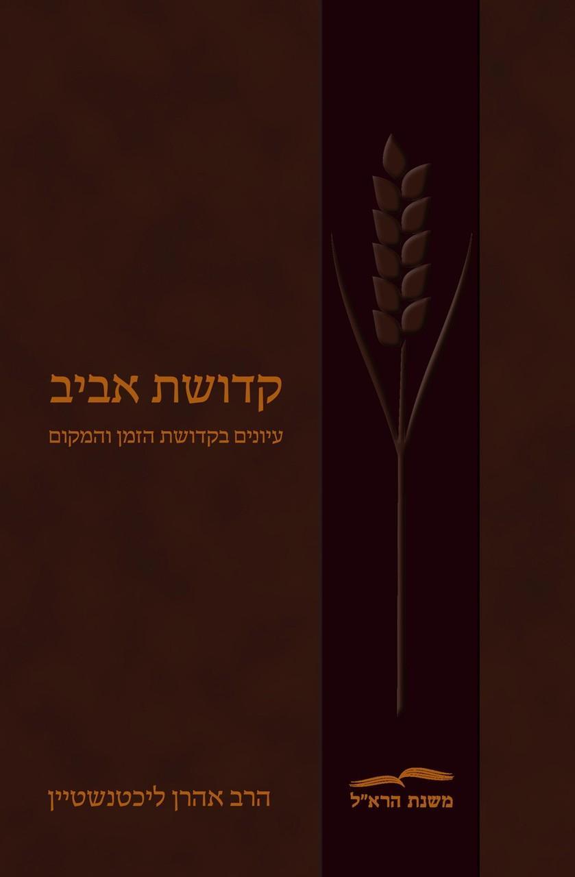 קדושת אביב: עיונים בקדושת הזמן והמקום Kedushat Aviv by Rabbi Aharon Lichtenstein (BK-KA)