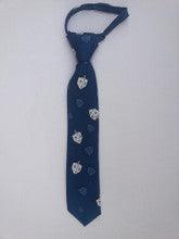 chanukah dreidel tie for kids with zipper, Big size 14", blue