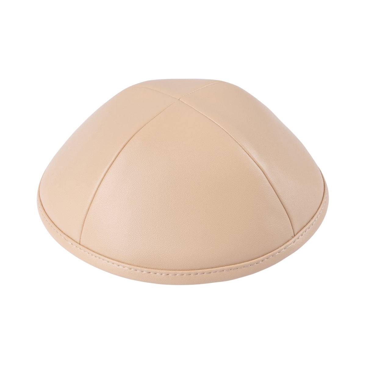 IKIPPAH LATTE LEATHER YARMULKE