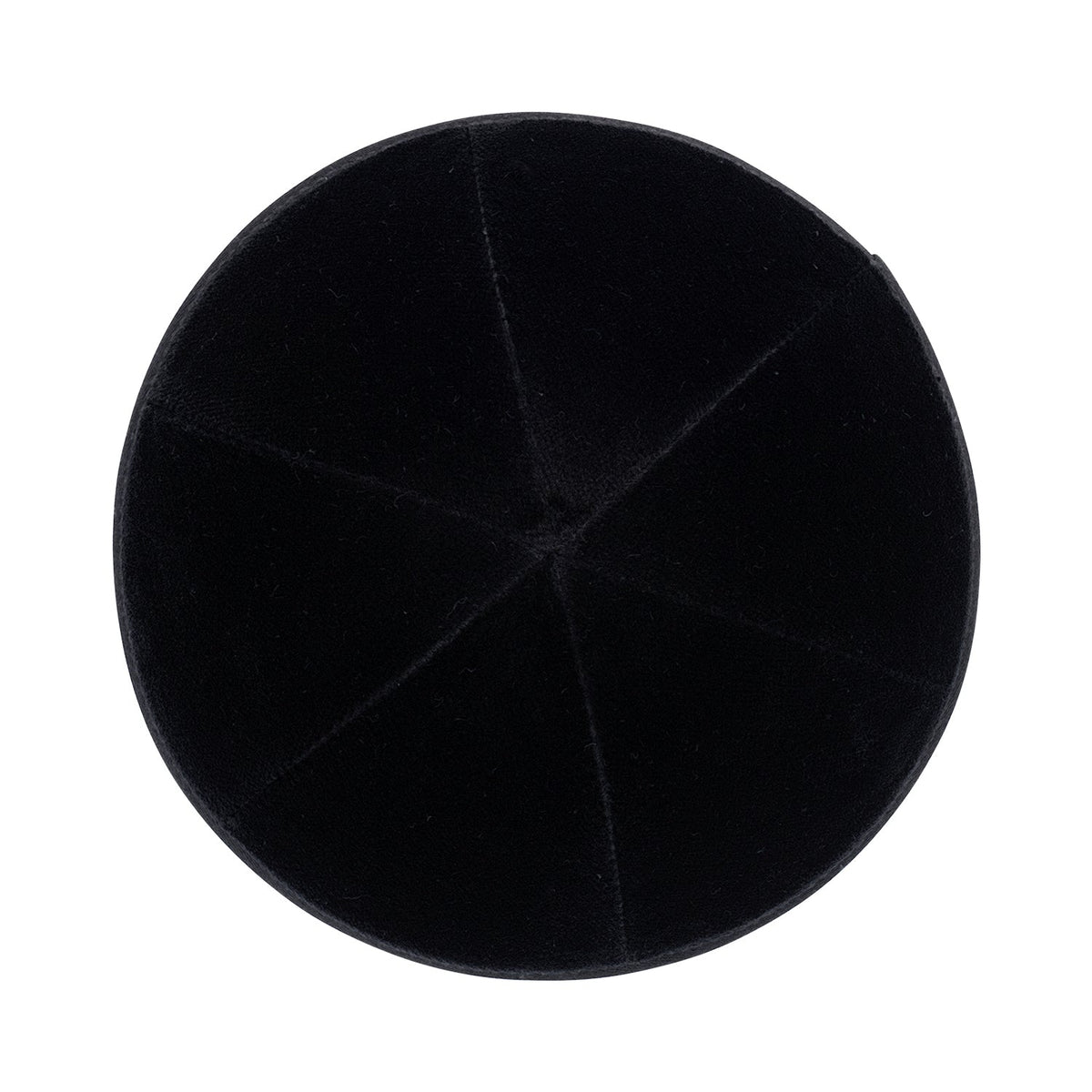 IKIPPAH BLACK VELVET - 6 PANEL YARMULKE