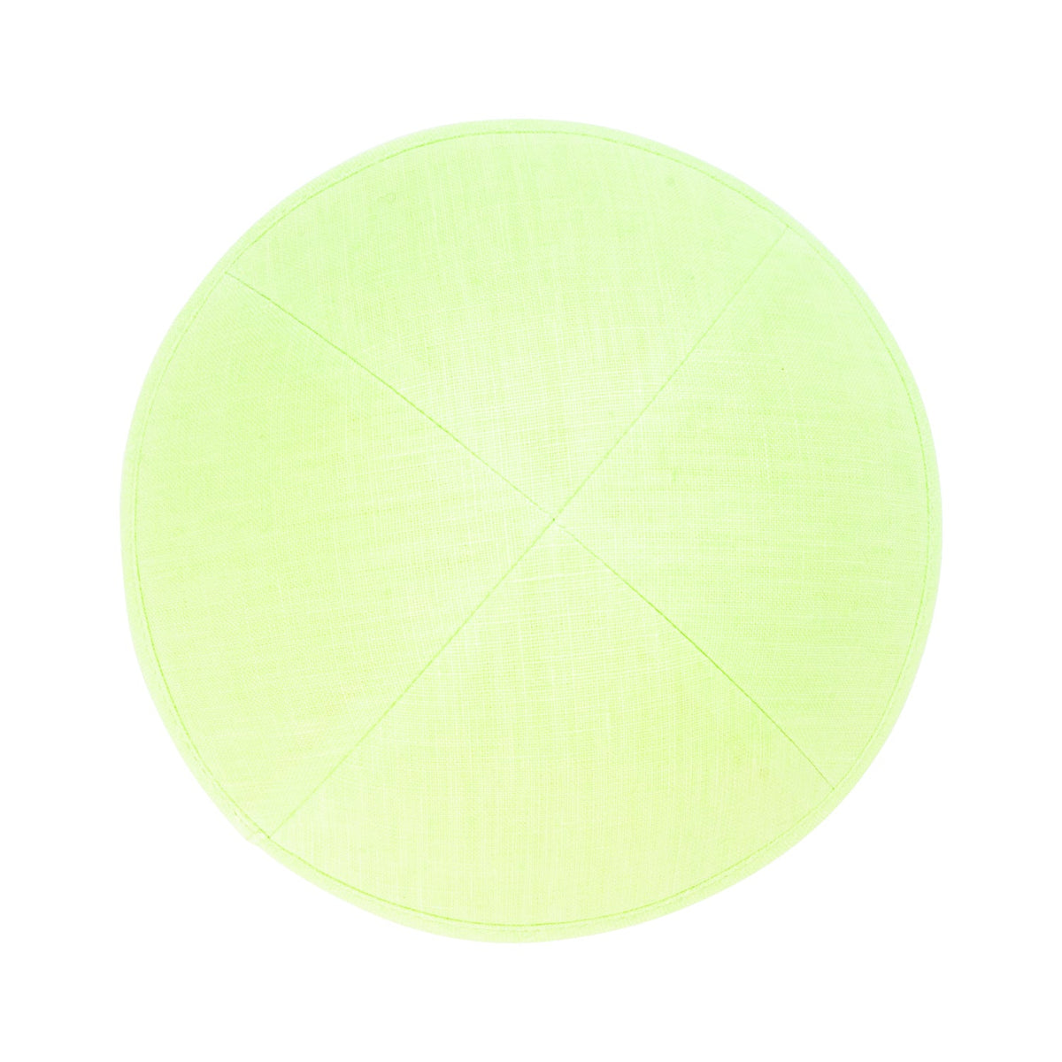 IKIPPAH NEON GREEN LINEN YARMULKE
