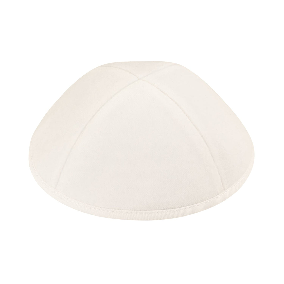 IKIPPAH WHITE VELVET YARMULKE
