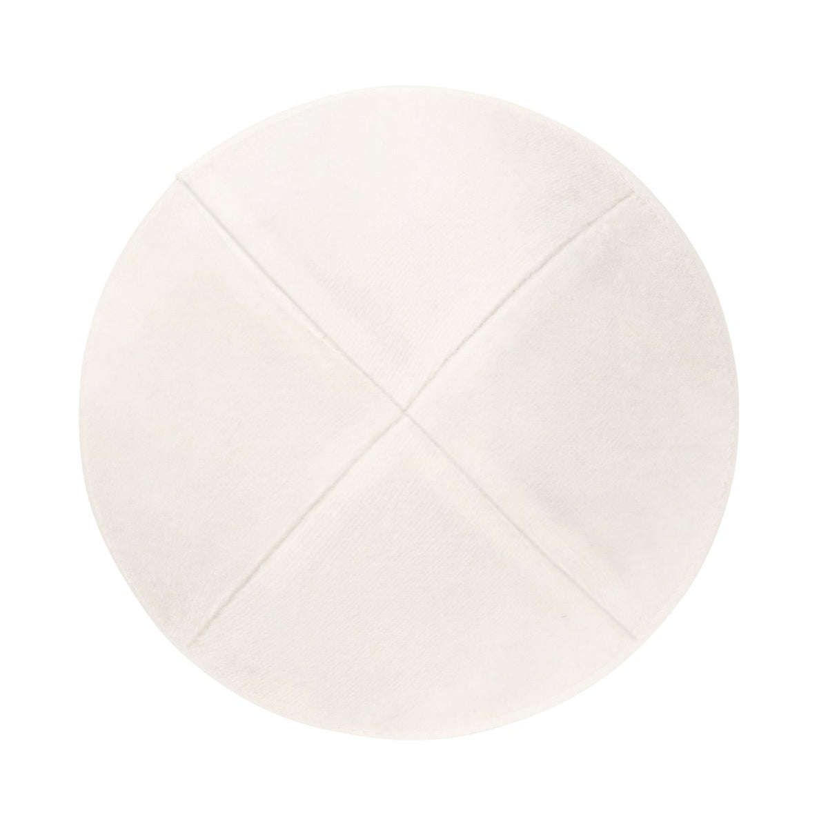 IKIPPAH WHITE VELVET YARMULKE