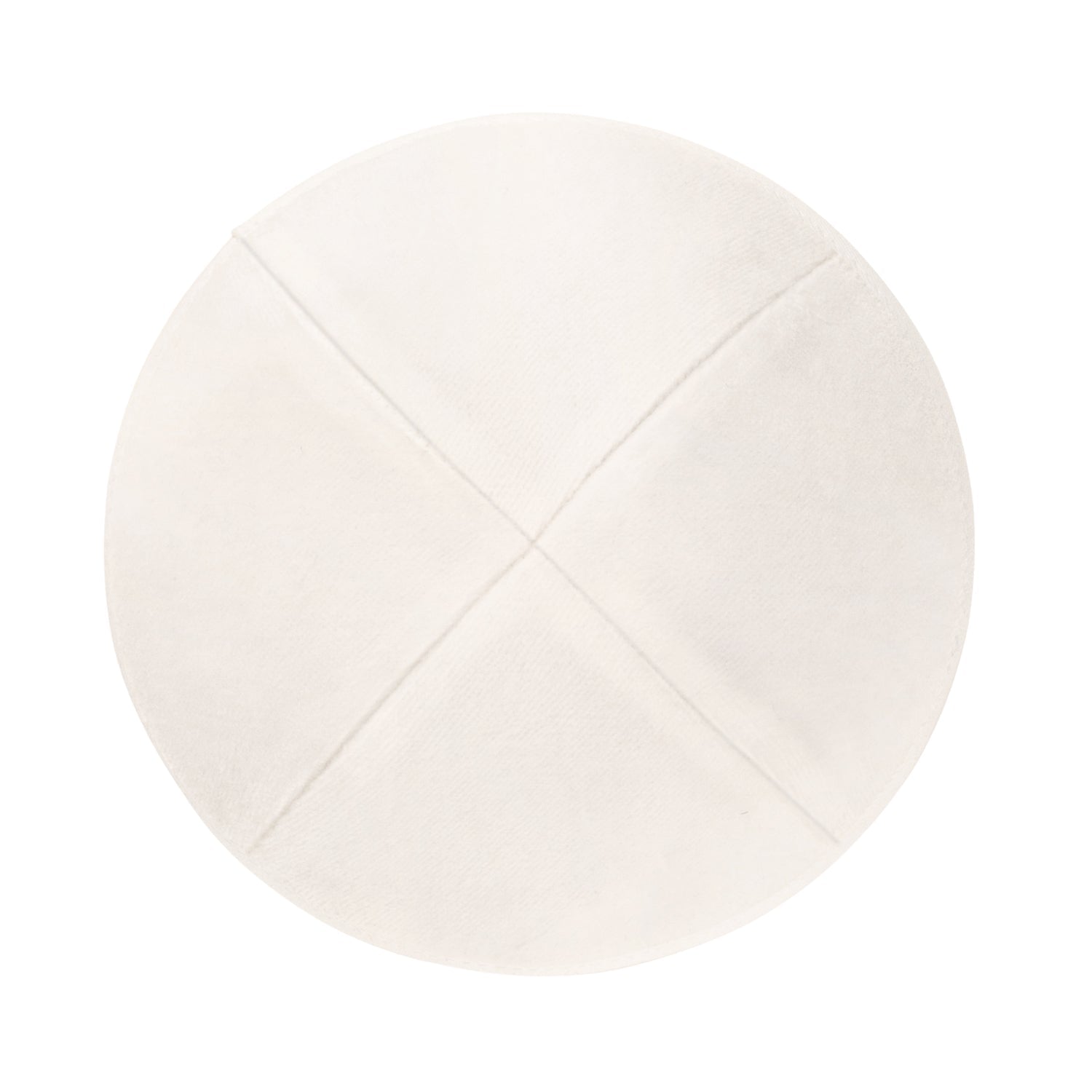 IKIPPAH WHITE VELVET YARMULKE