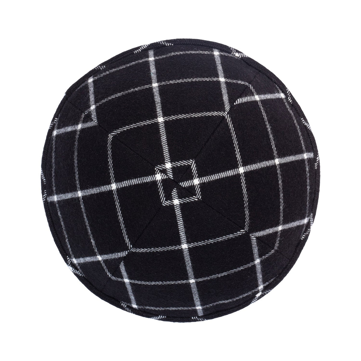 IKIPPAH WOOL PLAID YARMULKE