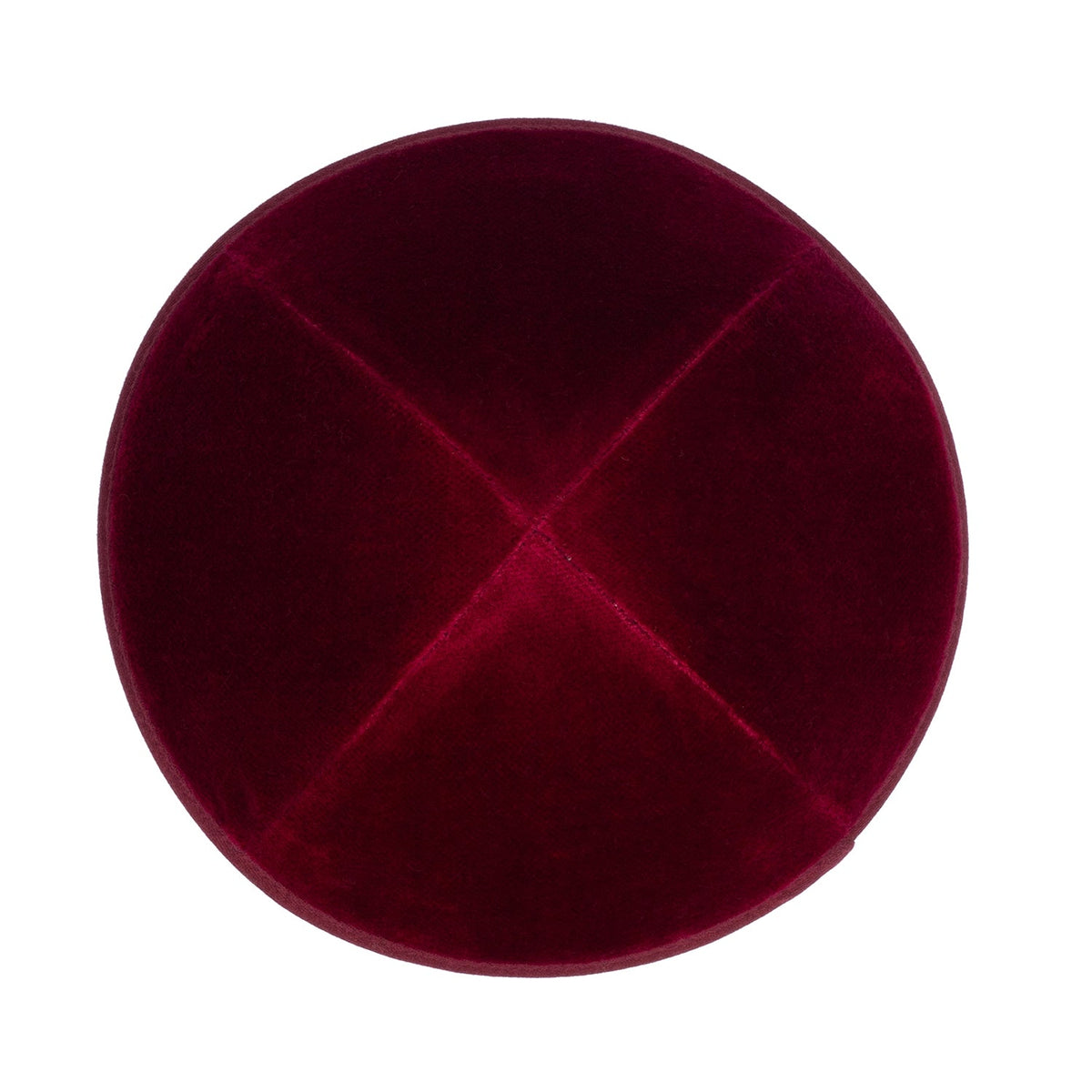 IKIPPAH MAROON VELVET YARMULKE