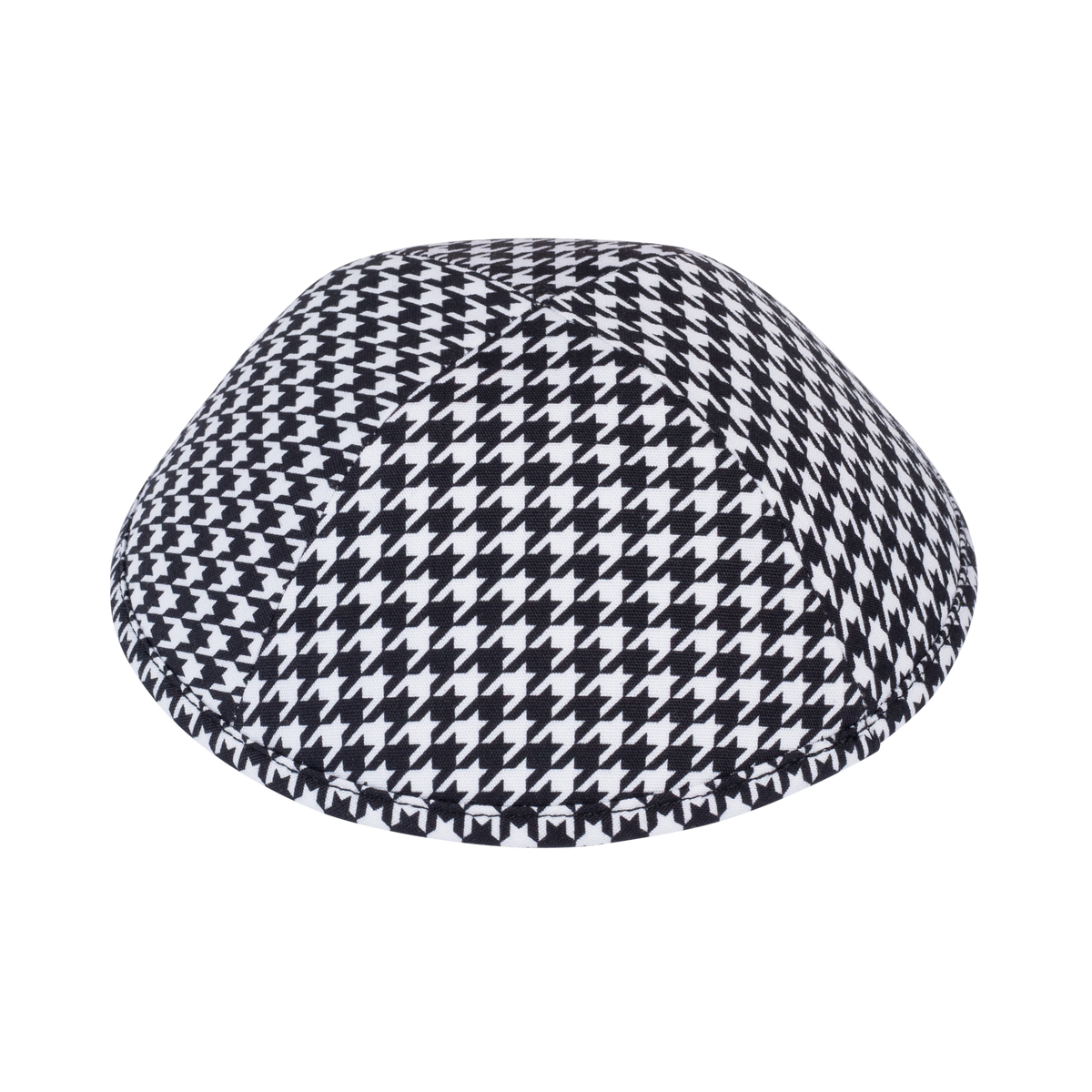 IKIPPAH BLACK & WHITE HOUNDSTOOTH YARMULKE