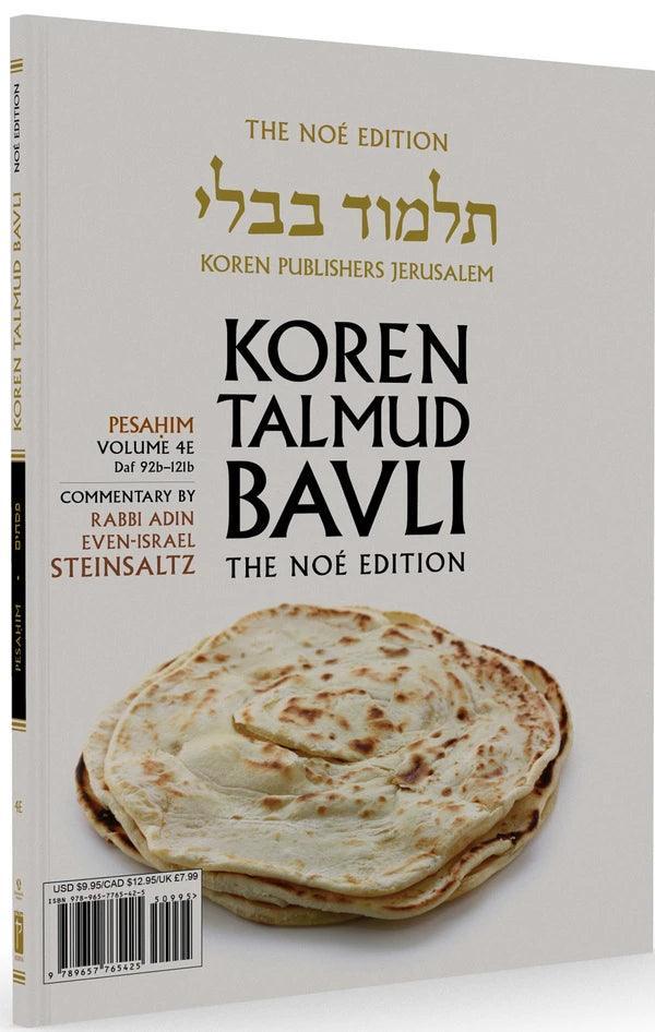 Koren Talmud Bavli Noé, Vol. 4E, Pesachim Daf 92b-121b (BK-KTBP4E)